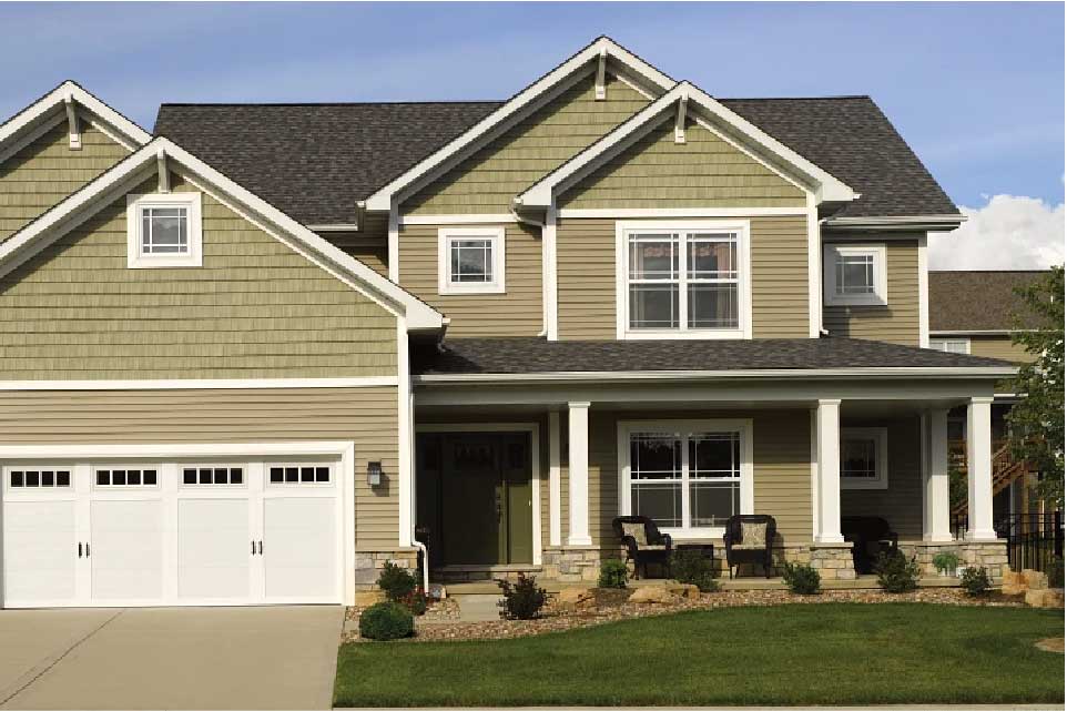 house with restoration siding